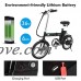 Outdoor E-Bike Folding Foldable Electric Bike Bicycle with Collapsible Frame and Handlebar Display - B077T61ZDW